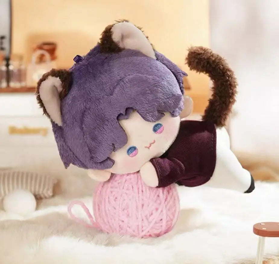 【Presale】Love And Deep Space Cat Really Miss You Series Magnetic Plush Pendant Cute And High-Value Bag Decoration Gift.