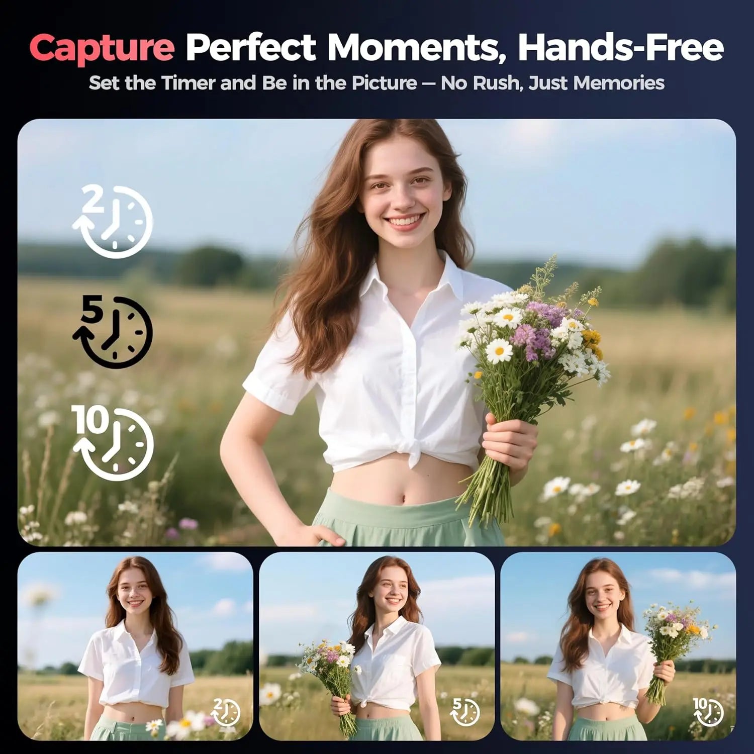 4K digital camera, 64 megapixel ultra high definition camera, 16x digital zoom 180 degree flip screen button digital camera, 32G.