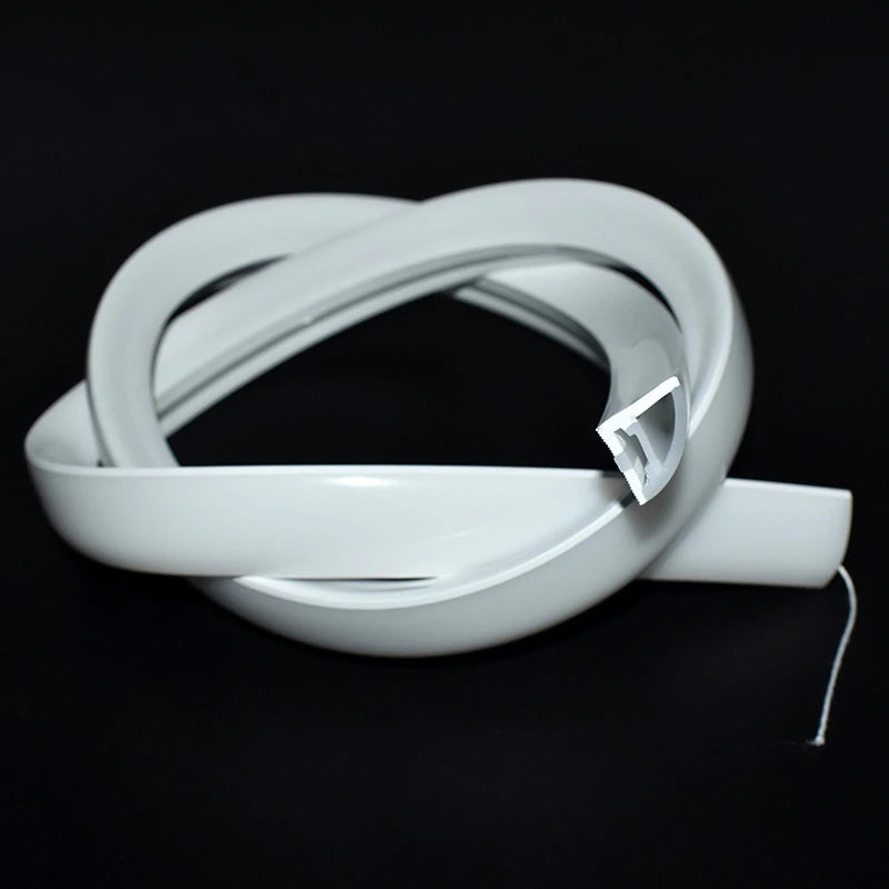 1-10m 90° Glowing LED V-Type Neon Silicone Tube Rope Lamp Flexible Waterproof Channel For WS2811 WS2815 Outdoor Neon Strip Light.