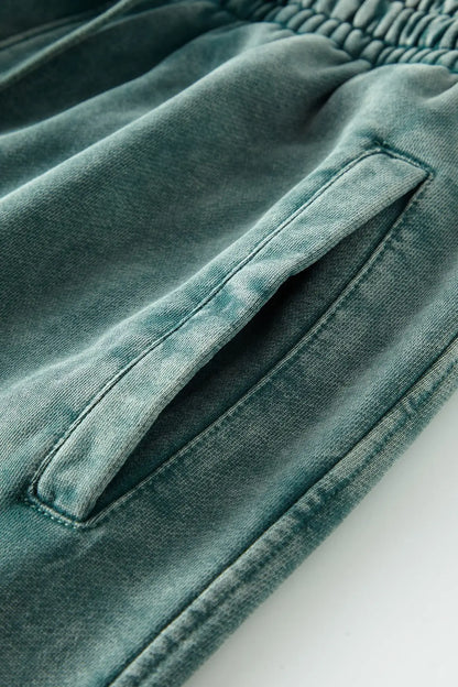 Vier Jahreszeiten Neue Mode Für Männer Casual Trendy Amerikanischen Gewaschen Gewachst Lose Einfarbig Hosen Gerade Jogger Hosen Männliche Hosen