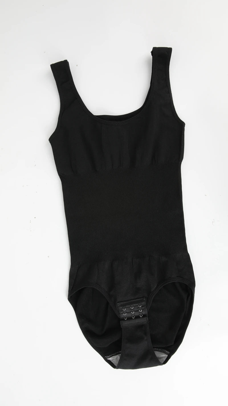 Bodysuit Women Shapewear Tummy Control Butt Lifter Body Shaper Smooth Invisible Under Dress Slimming Underwear Low Neck Jumpsuit