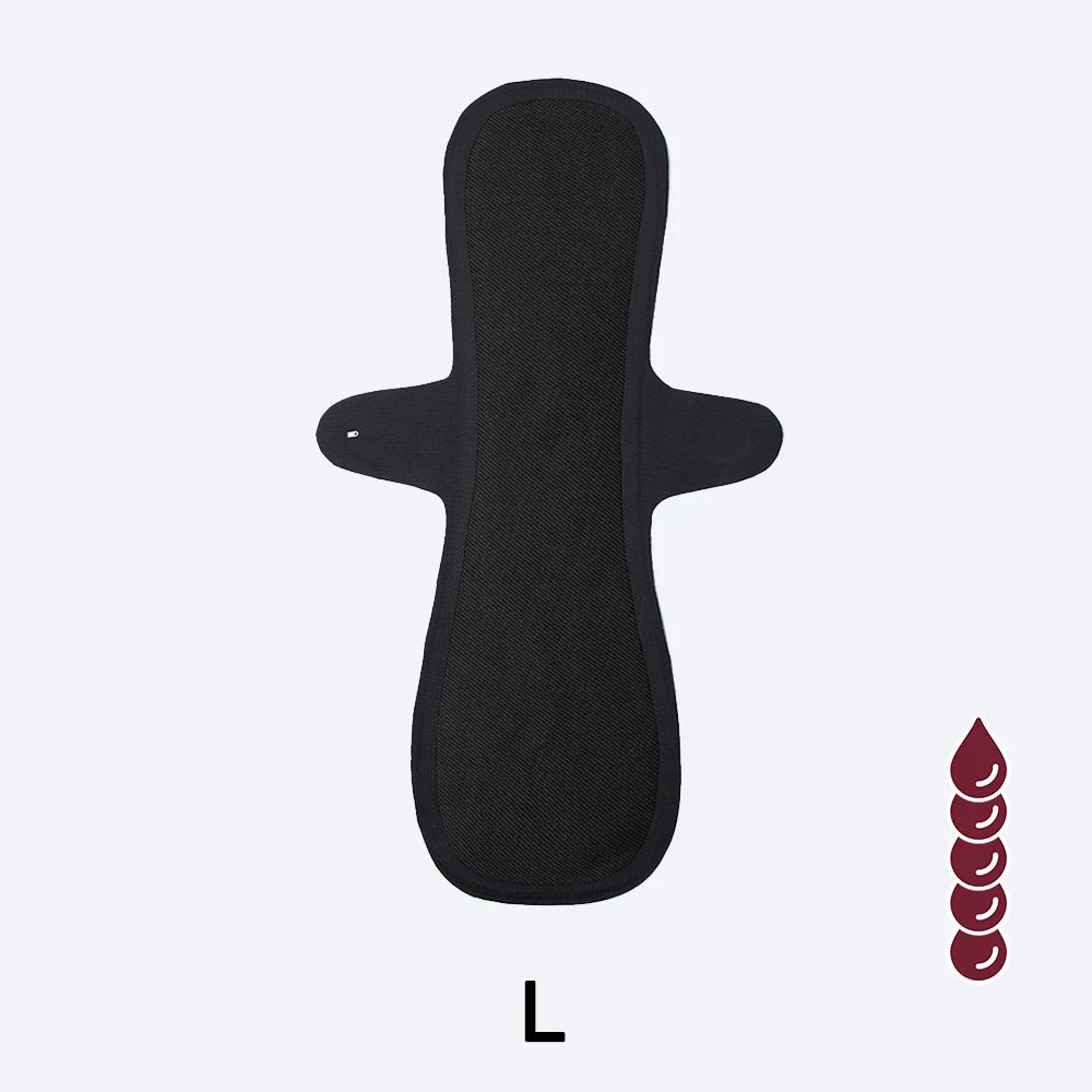 Reusable Menstrual Pads Women Large Washable Seamless Sanitary Napkin Thin No-slip Reusable Sanitary Towel Absorbent Pad Panties