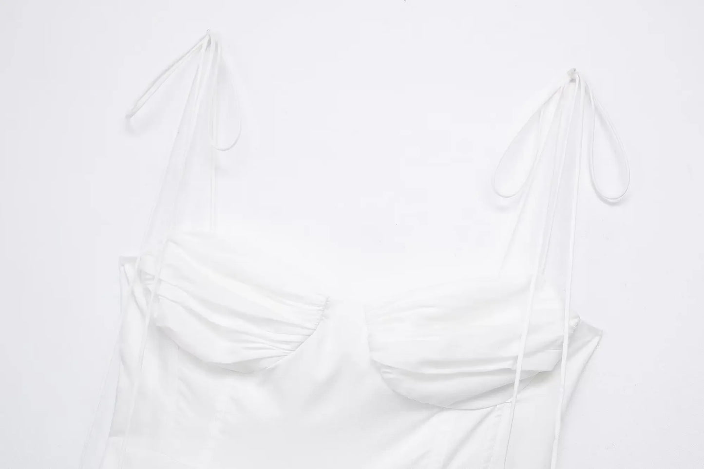 TFMLN Elegantes, gestuftes langes Kleid für Damen, 2024, Sommer, klassische Mode, solide Kleider mit seitlichem Reißverschluss, hohe Taille, A-Linie, Partykleid.