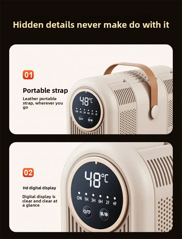 Portable Foldable Electric Shoe Dryer UV Blue Light UV Sterilization Deodorizing Shoe Dryer Fast Drying Household Shoe Dryer