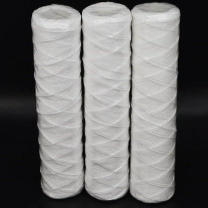 Water Purifier 3pcs x 10" String Wound Filter Cartridge 5micron PP Cotton Filter Sedmient Filter