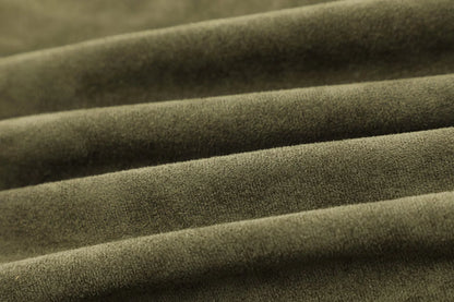 TRAFZA Women Brown Green Suede Jacket Loose Casual Bomber Coat Lapel Zipper Long Sleeve Jackets Vintage Lady Motorcycle Outwears.