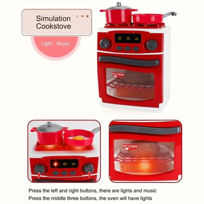 Kitchen Appliances Toys Toy Kitchen Set for Kids Play Kitchen Doll House Accessories Blender Coffee Maker Machine Mixer Toaster.