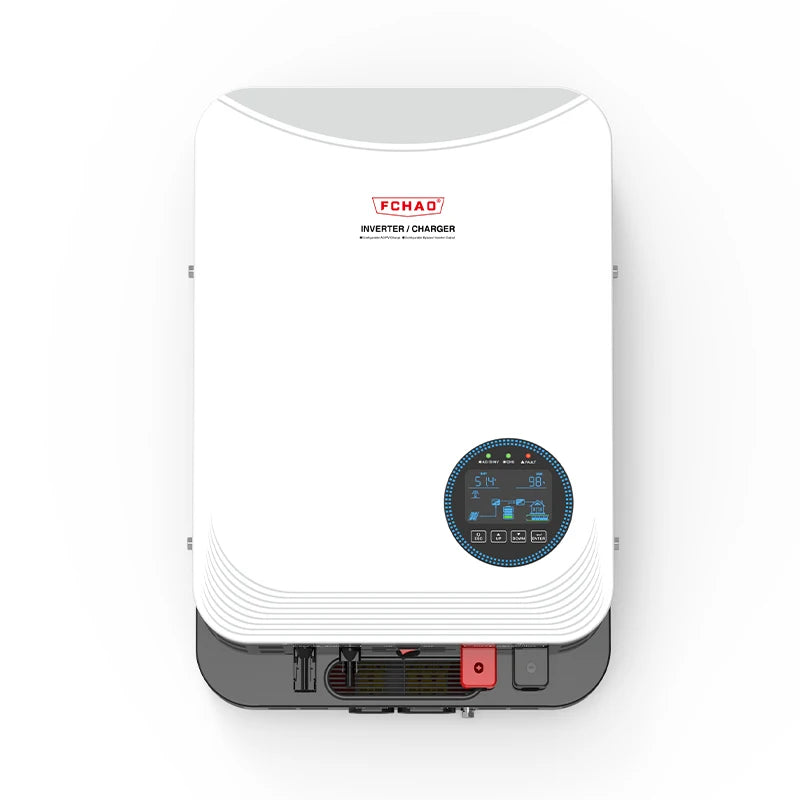 FCHAO sine wave inverter WiFi APP remote control solar photovoltaic hybrid 24V48V off-grid MPPT high power 6.2KW energy-saving.