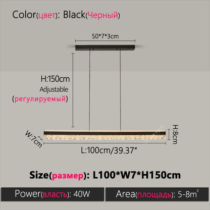 Restaurant-Pendelleuchten für Dach, Pendelleuchte im nordischen Stil, jetzt Stehtischlampe, Küchenlampen, Esstischlampe, LED-Kronleuchter