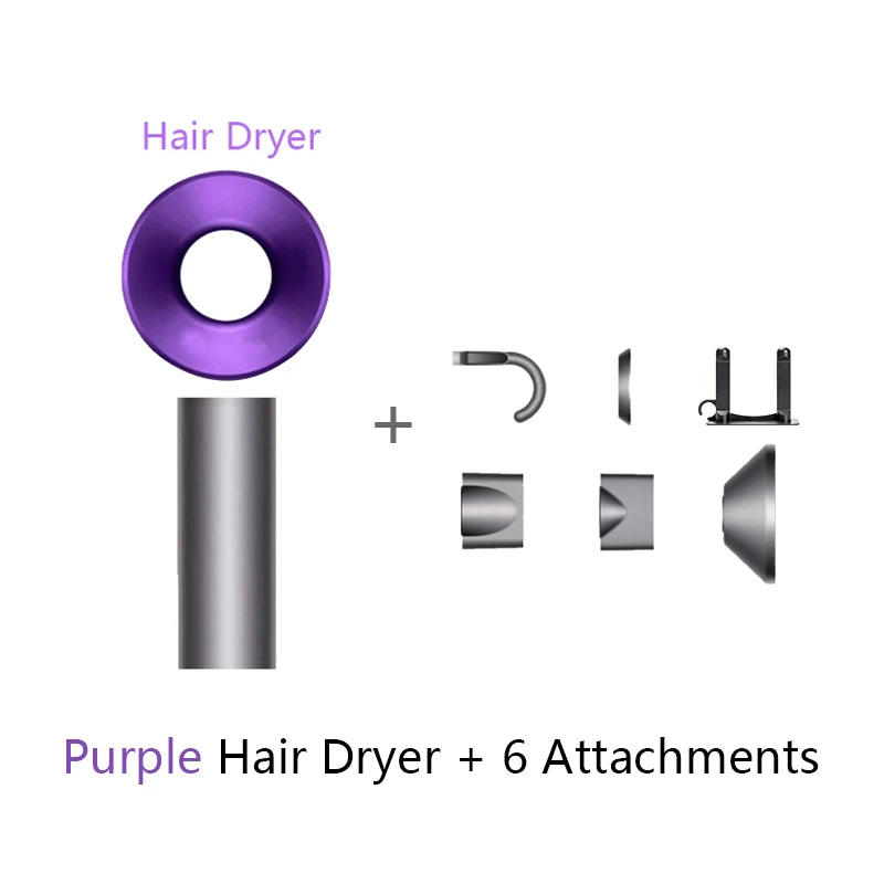 Diffuser Hairdryer Ionic Professional 5in1 Electric Hair Dryer Heat Leaf Blow Drier With Diffuser Ion Leafless Air Blower Woman