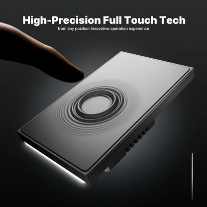 MOES Tuya ZigBee Star Feather Schalter US Smart Air Touch mit neutraler Lichtszene 2in1 APP-Fernbedienung mit Alexa Google Home.