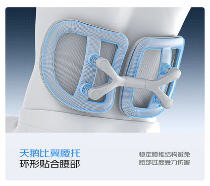 Ergonomischer Computerstuhl Designer Bequeme nordische Fußstütze Moderner trendiger Bürostuhl Entspannendes Lesen Muebles-Möbel