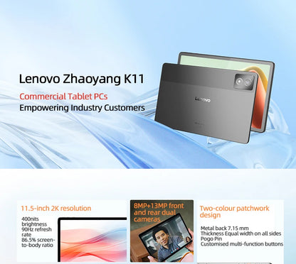 Lenovo Zhaoyang K11 TB352FC Y700 Tablet Global Version 6G+128G WIFI Version Tablet 8600mAh 11.5'' 90Hz 400nits Tablet.
