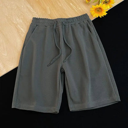 American Heavyweight New Shorts Are Breathable and Versatile in Summer and Men and Women Wear Multi-color Trend Elastic Waist.