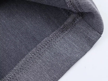 HH Frau Mode Vielseitige Lange Ärmel Zweireiher Tasche Dekoration Blazer + High Street Casual Pendeln Hose 2-teiliges Set