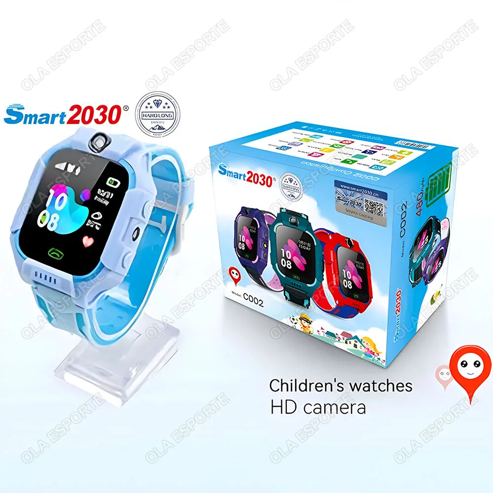 New Kids Smartwatch GPS Location Tracker SOS 2G Sim Call Child Smart Watch Camera IP67 Waterproof Watch Gift For IOS Android New