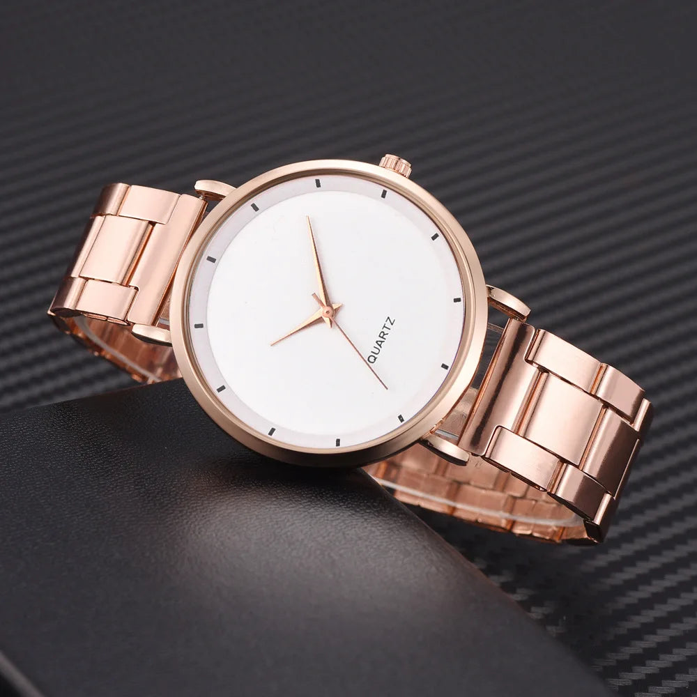 Rose Gold Women's Watches Luxury Lady Watches Business Quartz Wristwatches Gift Reloj Para Mujer Watch for Women Reloj Часы