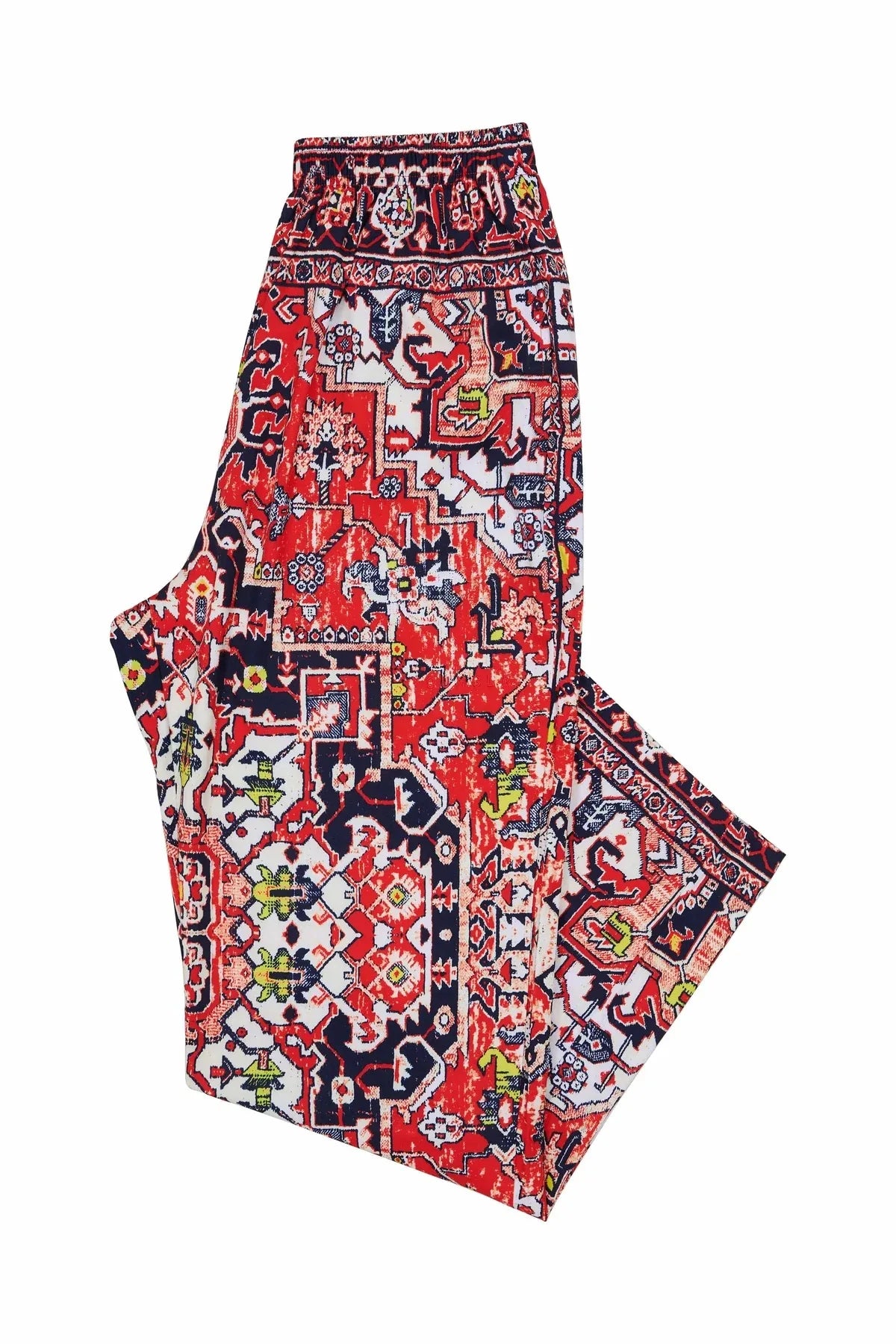 American Retro Thin Pants Men's Summer Breathable Quick Drying Loose Sports Pants Fitness Casual Digital Printed Pants.