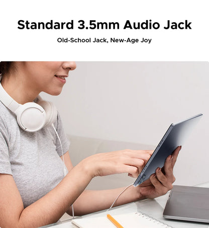 Doogee Tab E3 Max 2 in 1 Tablet Pc 14" 2.1K Display Android 15 32Gb (8+24) 256Gb 13500Mah Battery Qual Speaker Helio G100 Tablet