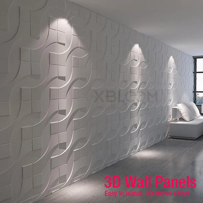 12pcs 50cm house wall renovation Stone 3D wall panel non-self-adhesive 3D wall sticker art tile wallpaper room bathroom ceiling