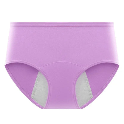 L-8XL Plus Size Leak Proof Menstrual Panties for Women Cotton Underwear with Waterproof and Breathable Design for Periods