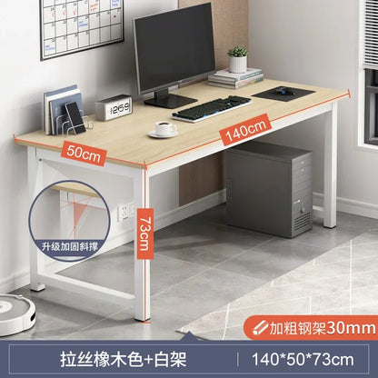 Hochwertiger, langlebiger Computertisch, Desktop-Tisch für Zuhause, Schlafzimmer, moderner, einfacher Mietisch, Studenten-Studientisch, langer Streifen
