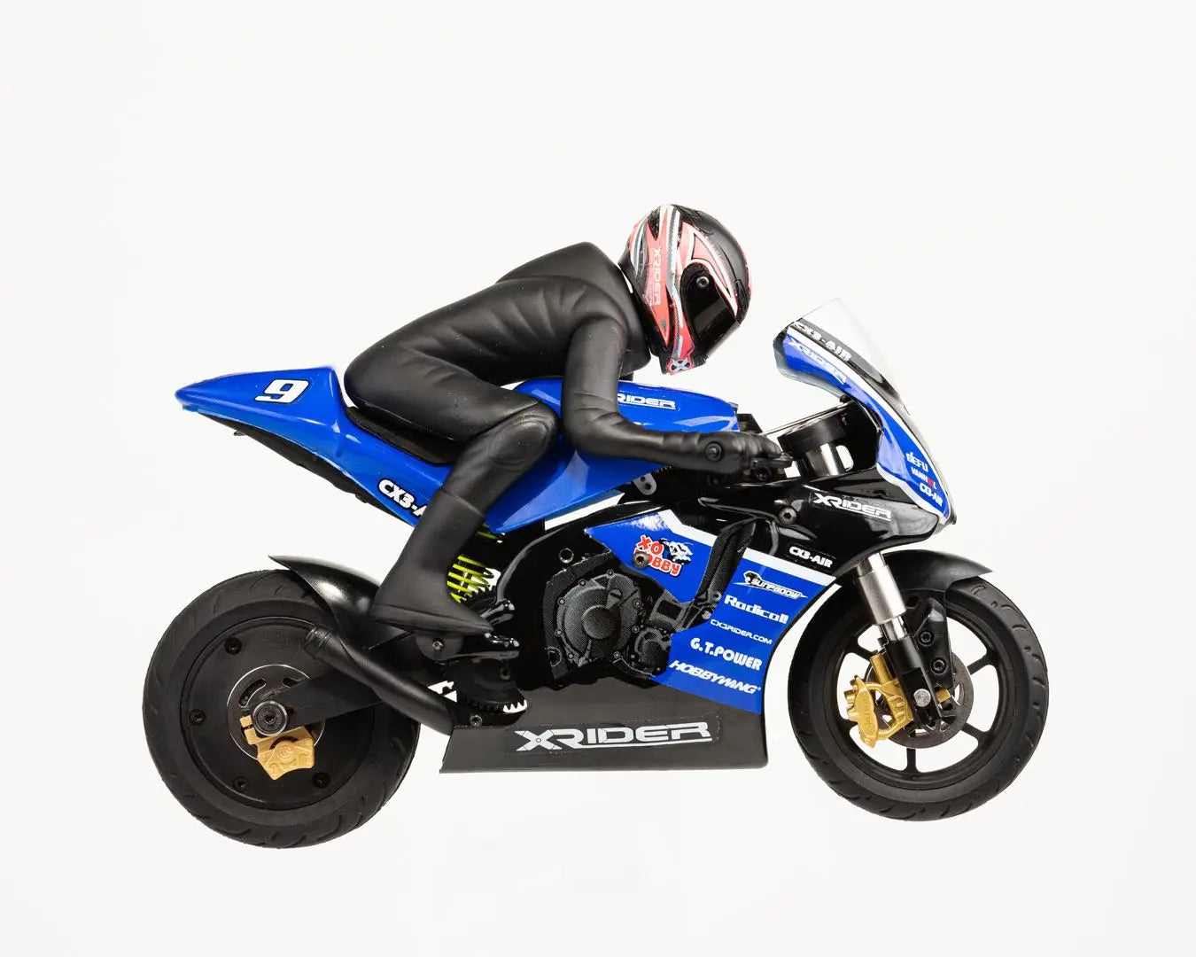 RC X-Rider 1/10 Remote Control GP Motorcycle CX3-EVO Brushless with Gyroscope High Speed Violence Model Rc Cars for Adults.