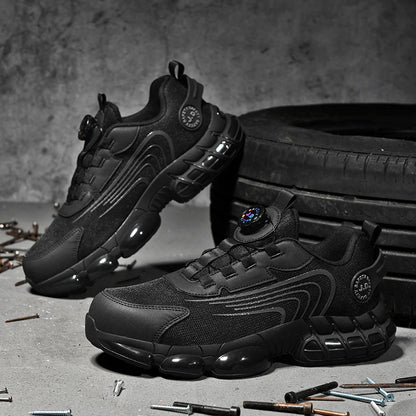 Men's Military Tactical Boots Army Boots Men Side Zipper Military Boots Men Anti-Slip Ankle Boots Work Safety Shoes Hiking Shoe.