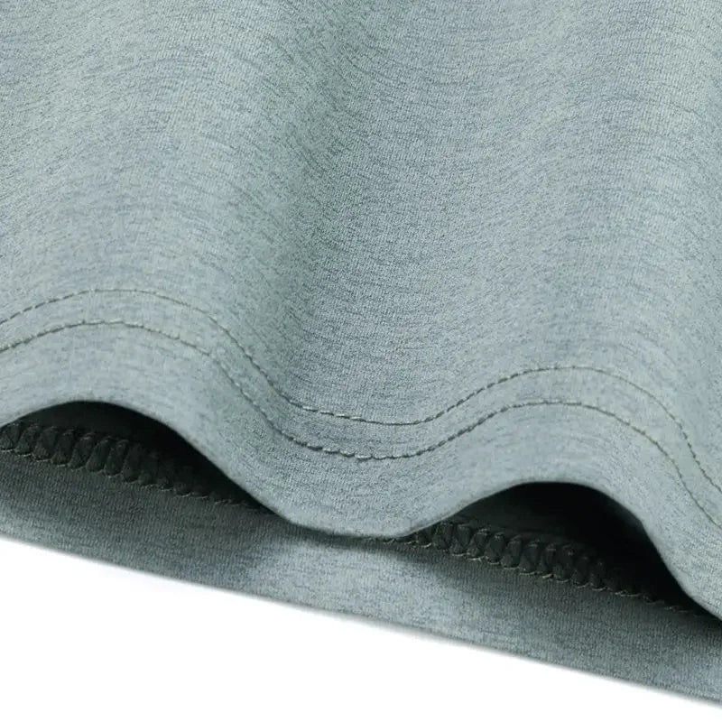 Men's T-shirt Classic V-Neck Short Sleeved Cotton Solid Button Super Soft High Quality L-4XL Casual Tshirt Design Men Tee Shirts.