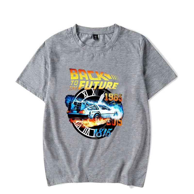 Hot Back To The Future T-Shirt Men Women Fashion Y2k Harajuku T Shirt Summer Cool Short Sleeve Hip Hop Top Tee