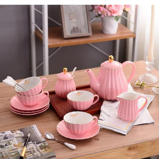 English set ceramic afternoon tea.