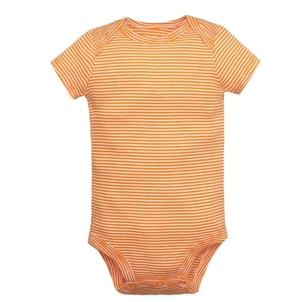 5 stück Unisex Baby Bodys Mode Körper Anzüge Kurzarm Neugeborenen Overall Cartoon Baby Junge Mädchen Kleidung Set Sommer