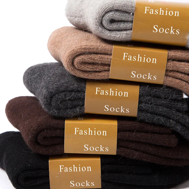 2025 New Winter Super Thicker Warm Socks Wool Male Men Women Socks Solid Socks Merino Wool Socks Against Cold Snow Terry Socks.