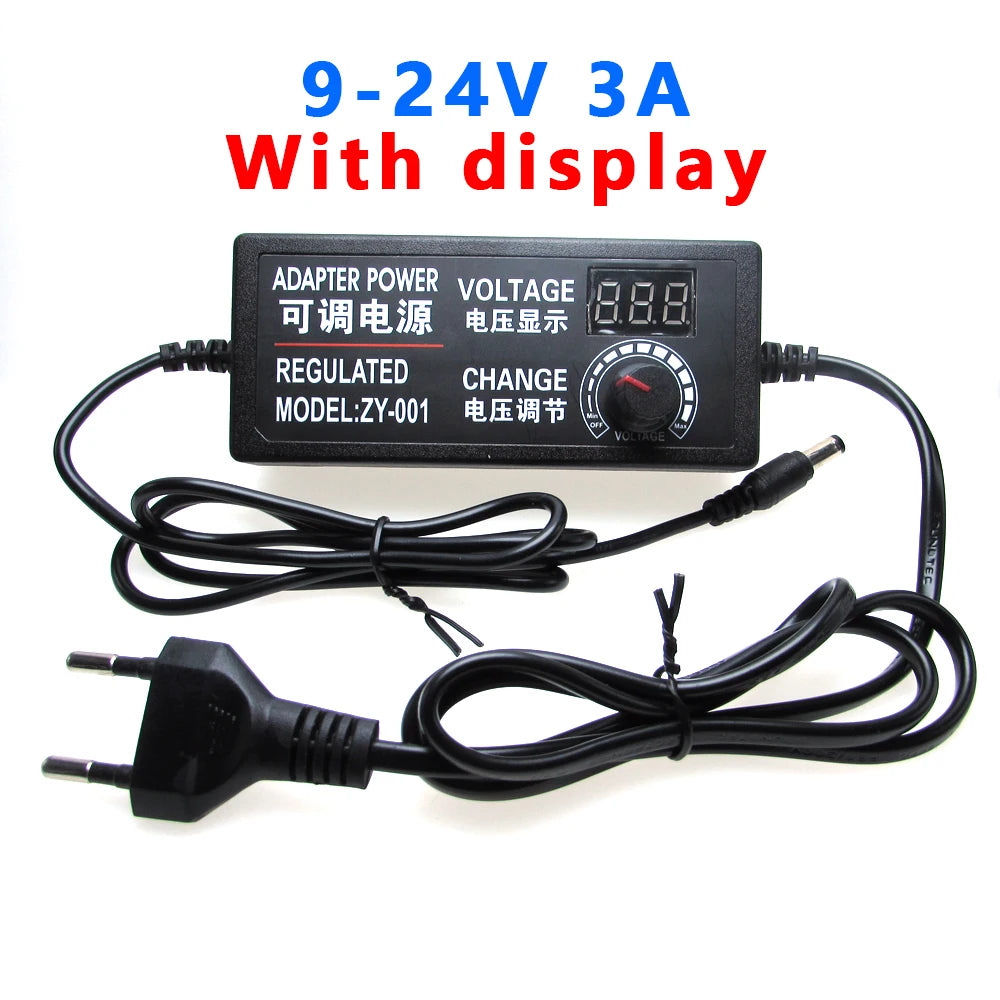 AC DC Adjustable Power Supply 3V 5V 6V 9V 12V 15V 18V 24V 1A 2A 5A AC/DC Switching Power Supply Adapter 220V To 12V 24V 12 24 V.
