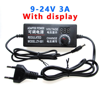 AC DC Adjustable Power Supply 3V 5V 6V 9V 12V 15V 18V 24V 1A 2A 5A AC/DC Switching Power Supply Adapter 220V To 12V 24V 12 24 V.