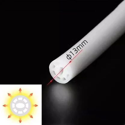 360° Glowing Round LED Neon Tube Rope Lamp Flexible Silicone Diffuser Channel WS2811 WS2812B Soft IP65 Outdoor Tape Strip Lights