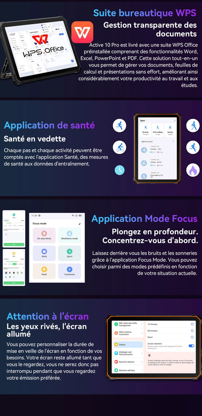 Blackview Active 10 Pro [No EU Charger] Rugged Tablet 36GB + 256GB 11.0" 30000mAh PC 108MP Dual SIM 5G