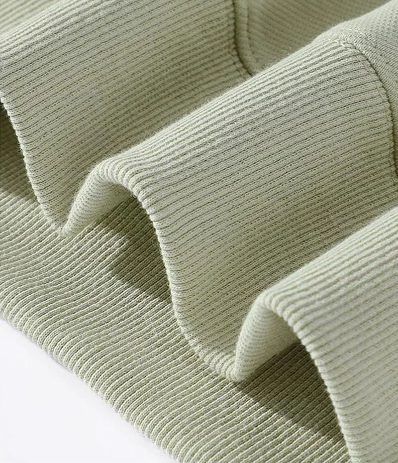 470G-570G HeavyWeight Cotton New Autumn Casual Men's Top Solid Color Loose Pullover Hoodies Sweatshirt Long-Sleeve Men Clothing.