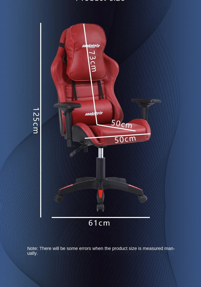 Rosa gaming stuhl für mädchen computer stuhl höhe einstellbar komfortable bürostuhl mit kopfstütze lenden kissen Swivel Stuhl