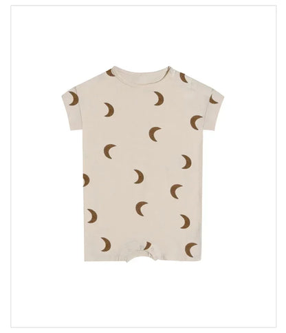 0-24M Neugeborenen Kind Baby Jungen Mädchen Kleidung Drucken Baumwolle Strampler Nette Süße Einteilige Overall Sommer Neue geboren Outfit