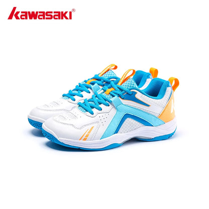 Kawasaki New Badminton Shoes Sneakers Mens Tennis Breathable Anti-Slippery Sport Shoes for Men Women K-065D