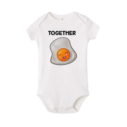 Perfect Together Twin Babykleidung Lustige Zwillings-Outfits Strampler Junge Mädchen Duschgeschenk Sommer Kurzarm-Bodys Bruder/Schwester
