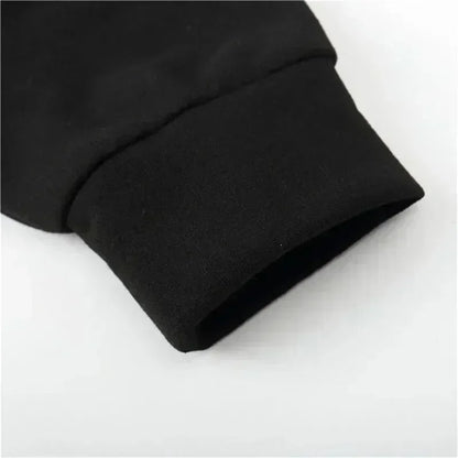 Damen Herbst Winter Kleidung Hoodies Sweatshirt Trackpants 2-teiliges Set Baumwolle Mode Kordelzug Übergroßer Pullover und Hose