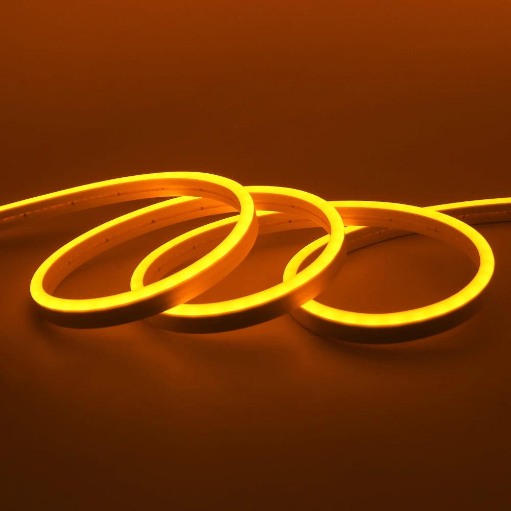 24V IP67 Waterproof Neon Strip SMD2835 1M-20M White/Blue/Pink/Yellow/Green/Orange TV BackLight Home Decor Silicon Tube LED Light.