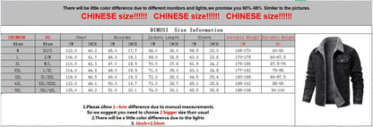 DIMUSI Winter Men's Denim Jackets Man Fleece Warm Windbreaker Jacket Fashion Mens Retro Cotton Military Jean Coats Clothing.