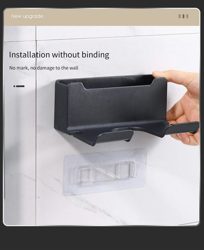 Haartrockner-Halter, Wandmontage, Wandtrockner-Wiege, weiß, schwarz, grau, Haartrockner, Föhn-Organizer für Badezimmer, Badezimmer, Regale