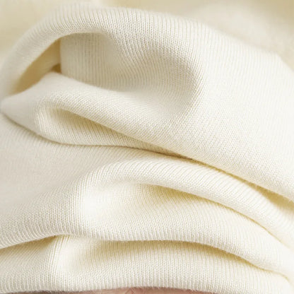 Muslim Women Knitting 2 Piece Sets Striped Sweater Pullover Top Wide Leg Pants Suit Outfits Knitwear Turtleneck Ensemble 2025