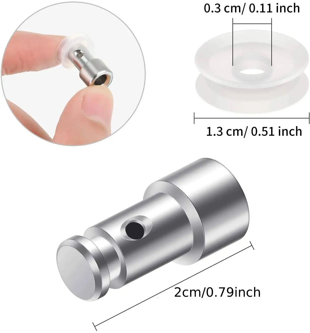 2Pcs Floater 10Pcs Sealer Replacement Float Valve Universal Steam Valve for Pressure Cookers XL YBD60-100 PPC780 PPC770 PPC790.