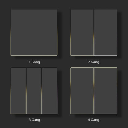 AVATTO Tuya WiFi/ZigBee EU Smart Licht Schalter 1/2/3/4Gang Taste Schalter mit Umgebungs Licht Funktioniert mit Alexa Google Home Alice.