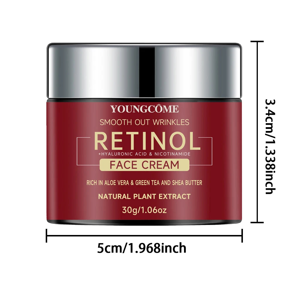 Retinol  Lifting Firming Cream Repairing Moisturizing Nourishing Cream Brightening Skin Facial Cream Anti-Aging Face Skin Care.